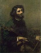 Gustave Courbet The Cellist oil on canvas